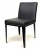 Black on Black Weave Upholstered  Dining Chair