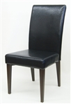 Black Upholstered Restaurant Dining Chair