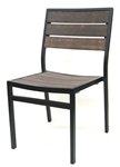 Teak Wood Weathered Bistro Dining Chairs