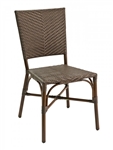 Bamboo Aluminum Frame with Safari Wicker Outdoor  Weave