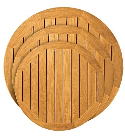 Teak Plank Solid Wood Restaurant Table Tops