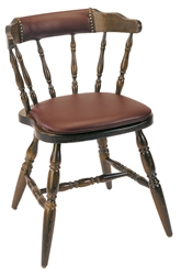 Colonial Mate Captain Upholstered Restaurant Chair