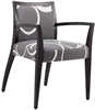 Upholstered Upscale Dining Arm Chair