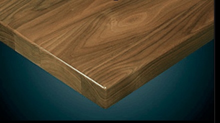 Walnut Wood Plank Restaurant Tabletop