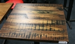 Distressed Saloon Wood Restaurant Table Top