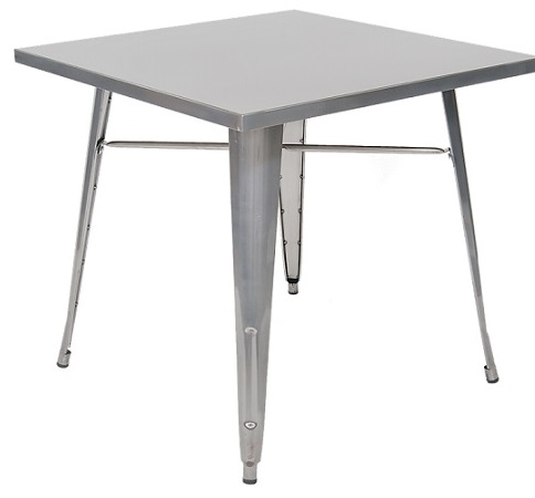 Industrial Clear Steel Dining Tables