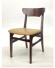 Walnut  Modern Chair Wood Back