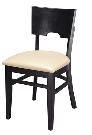 Wood Index Back Ebony /Espresso Dining Chair