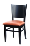 Wood Back Restaurant Dining Chair