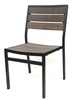 Teak Wood Weathered Bistro Dining Chairs