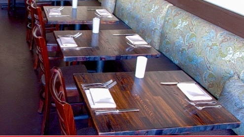 Rustic Distressed Restaurant Tabletops