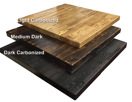 RUSTIC Distressed Wood Table TopsLIGHT/ DARK/DARKER