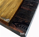 Restaurant Rustic Wood Tabletops; LIGHT or DARK