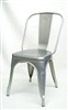 Galvanized Silver Industrial Chair