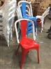 Red Industrial Bistro Seating