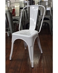 White Industrial Bistro Seating