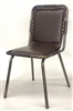 Industrial Padded Metal Chair