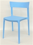 Sky Blue Stackable Outdoor Resin Chair