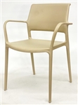Plastic Outdoor Sand Stackable  Dining Chair