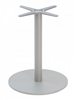 Round Silver Restaurant Table Base