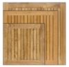 Teak Solid Wood Tabletops for Commercial Use