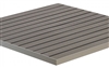 TEAK Faux Grey Inlay Tabletops with Edge