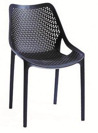 Resin Black or White Patio Restaurant Chair