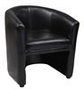 Black Barrel Chairs Night Club Lounge Seating