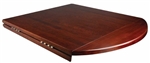 Drop Leaf Solid Wood Restaurant Tabletop; In Stock and Ready to Ship