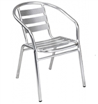 10 Newport Aluminum Arm Chair