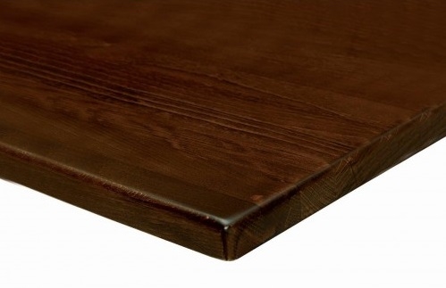 Plank Solid Wood Drop Leaf 36 x 36 opens to 51" Round; Wood Table; In Stock and Ready to Ship