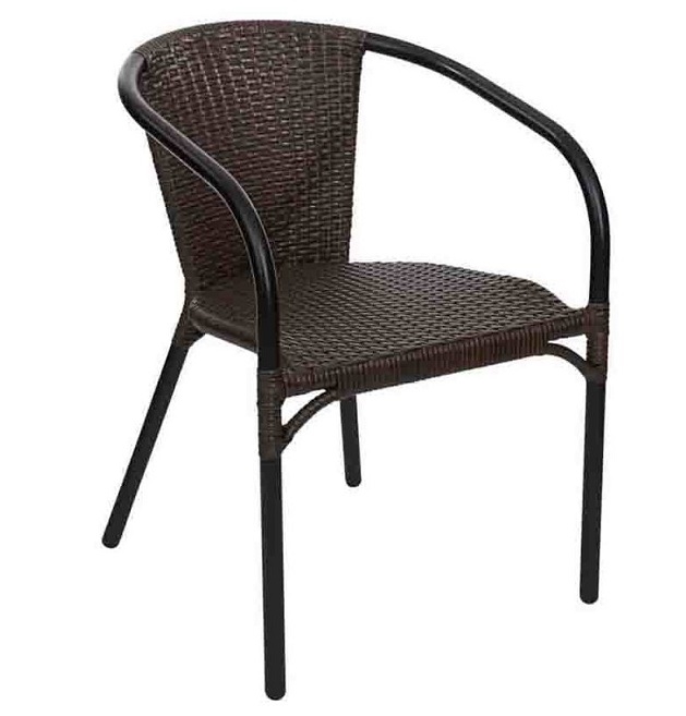 Outdoor Wicker Java Weave Arm Chair