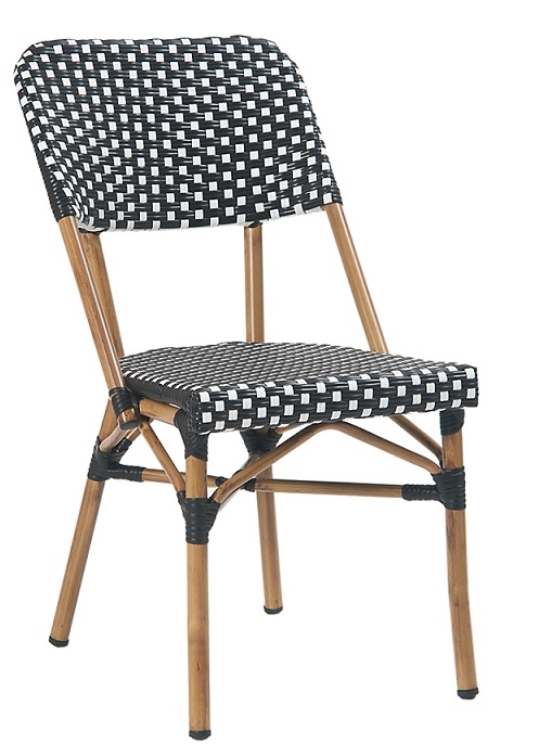 Rattan Bistro Weave Arm Chair