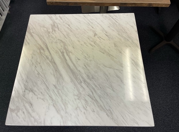 White Marble STONE Outdoor Dining Tabletops