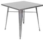 Industrial Clear Steel Dining Tables