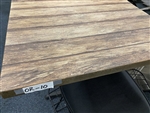 Outdoor Resin- Rustic Plank Wood Table Tops