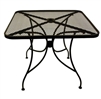 Outdoor Furniture Black Mesh Metal Table Tops