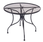 Outdoor Furniture Steel Black Mesh Round Tables